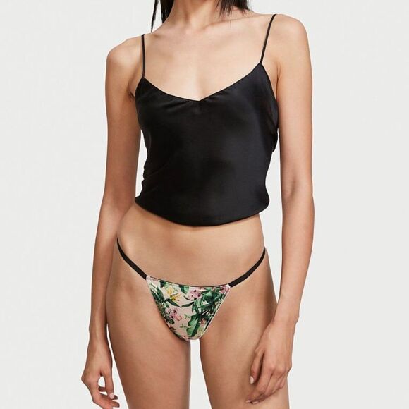 Victoria's Secret Women Smooth Paradise Orchid V-Hardware V-String Panty Size S - Picture 3 of 13